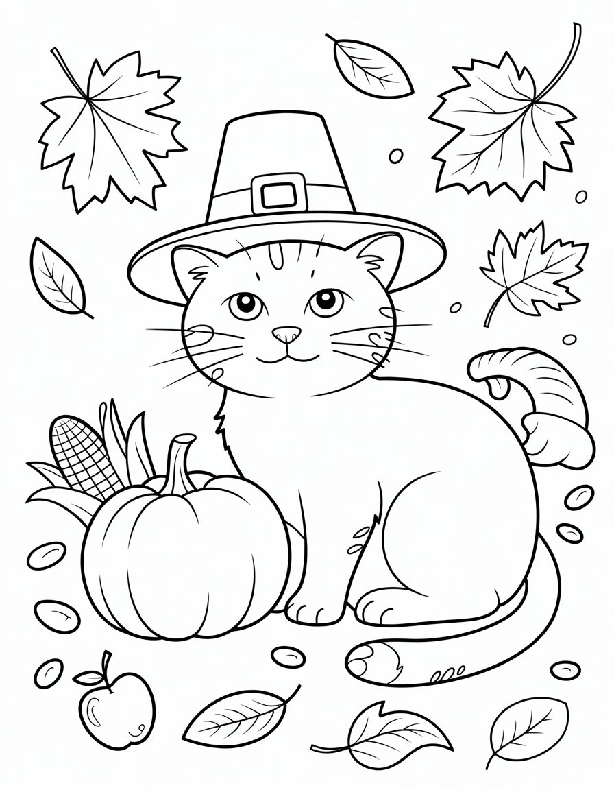 Thanksgiving Cat